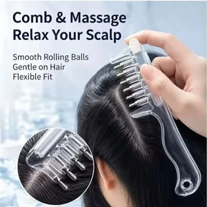 Refillable Hair Oil Applicator Comb