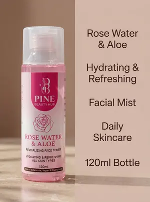 Rose Water & Aloe Face Toner 120ml