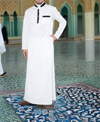 White Designer Thobe