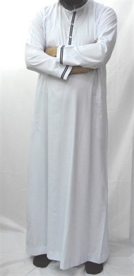 White Designer Jubba/Thobe