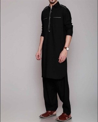 Designer Kurta with Shalwar Suit (Made on Order)