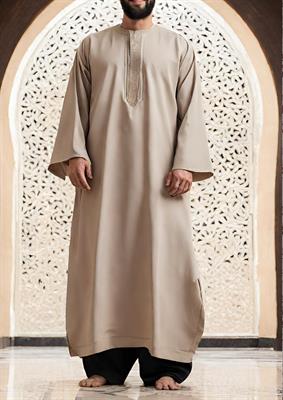 Designer Thobe Embroidered - Dishdasha